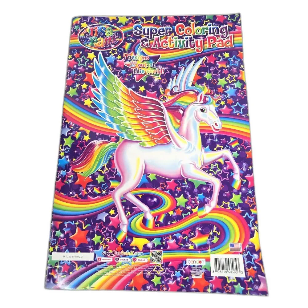 Lisa Frank Oversized Jumbo Coloring Book Activity Pad 16